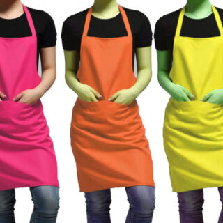 pecheras de cocina personalizadas,pechera de cocina naranja,pechera de cocina amarilla,pechera de cocina azul,pechera de cocina verde