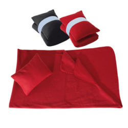 Manta polar para viaje+almohada de polar ,disponibles en mas de 20 colores