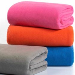 manta polar naranja fabricada en tela polar manta polar naranja