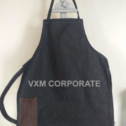 Pechera de jeans y cuero,bolsillo de cuero ,Pechera de jeans es un regalo corporativo ideal y como uniforme de empresa. Pechera de jeans y cuero